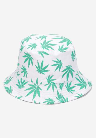 Pălărie Albă cu verde