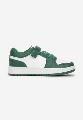 Pantofi sport Alb cu verde