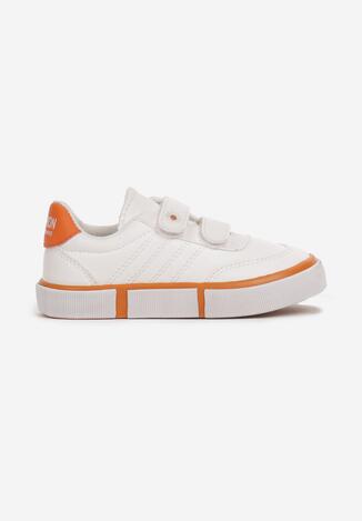 Pantofi sport Alb cu portocaliu