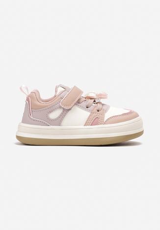 Pantofi sport Bej cu roz