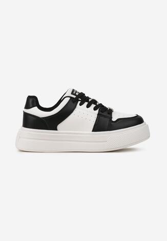 Pantofi sport Alb cu negru