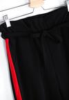 Pantaloni Negru cu roșu