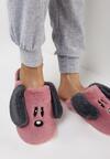 Papuci de casă Roz cu gri