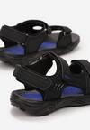 Sandale Negre cu albastru
