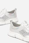 Pantofi sport Argintiu cu alb