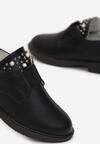 Pantofi casual Negru lăcuit