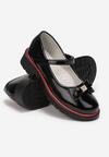 Pantofi casual Negru cu roșu
