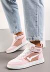 Sneakers Roz cu alb