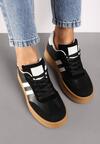 Sneakers Negru cu alb