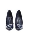 Pantofi stiletto Bleumarin