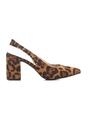 Pantofi cu toc Print leopard