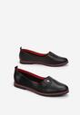 Pantofi casual Negru cu roșu