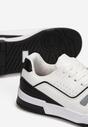 Sneakers Alb cu Negre