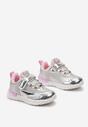 Pantofi sport Argintiu cu roz