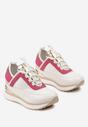 Sneakers Alb cu roz