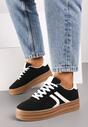 Sneakers Negru cu alb