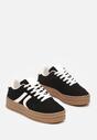 Sneakers Negru cu alb