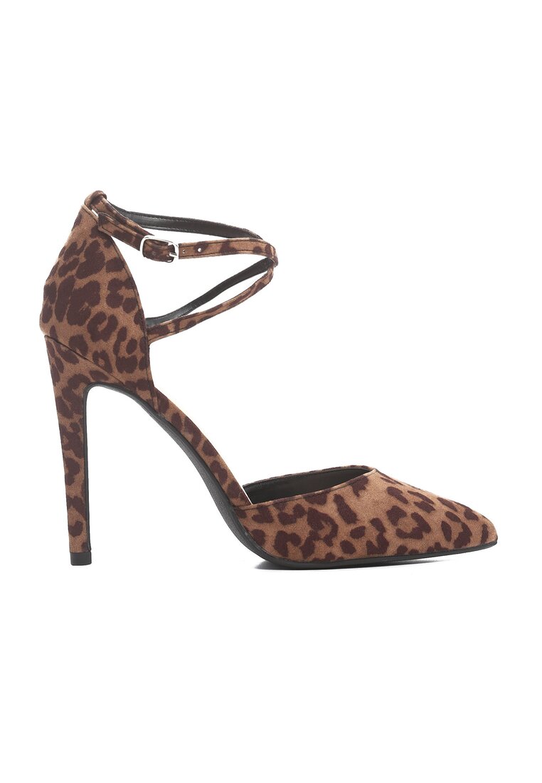 Pantofi stiletto Print leopard