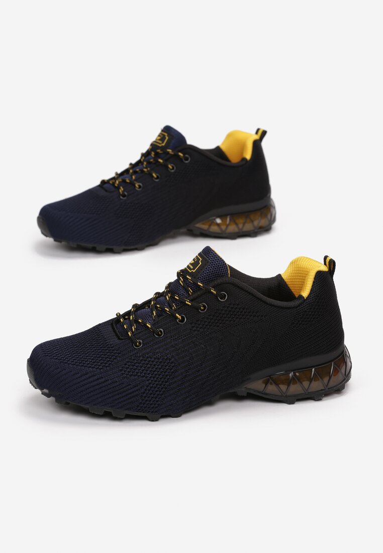 Pantofi sport Bleumarin cu galben
