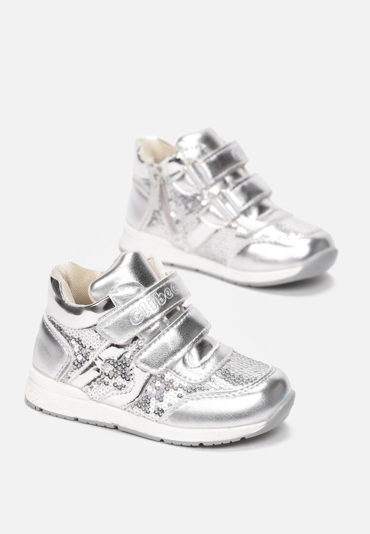 Pantofi casual Argintii