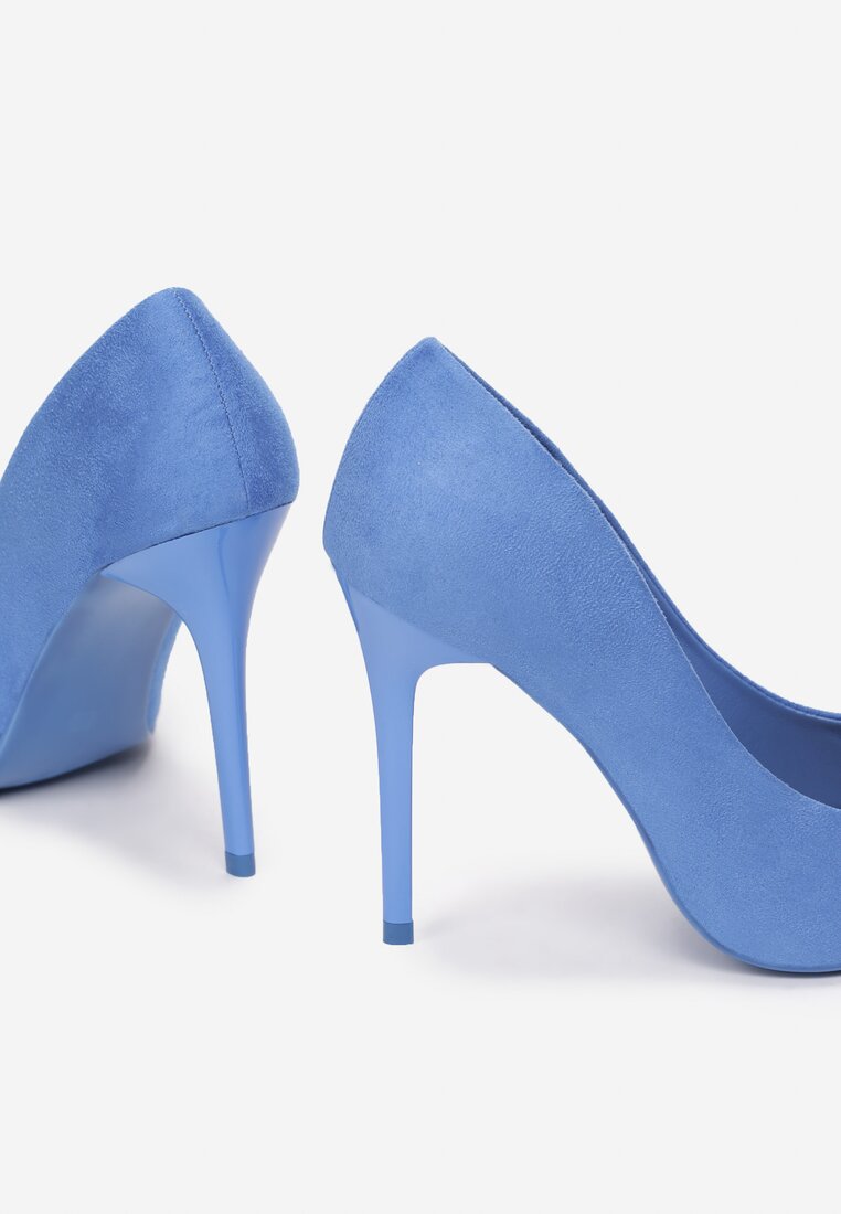 Pantofi stiletto Albastru deschis