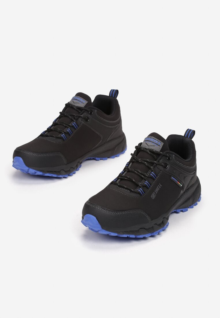 Pantofi trekking Negru cu albastru