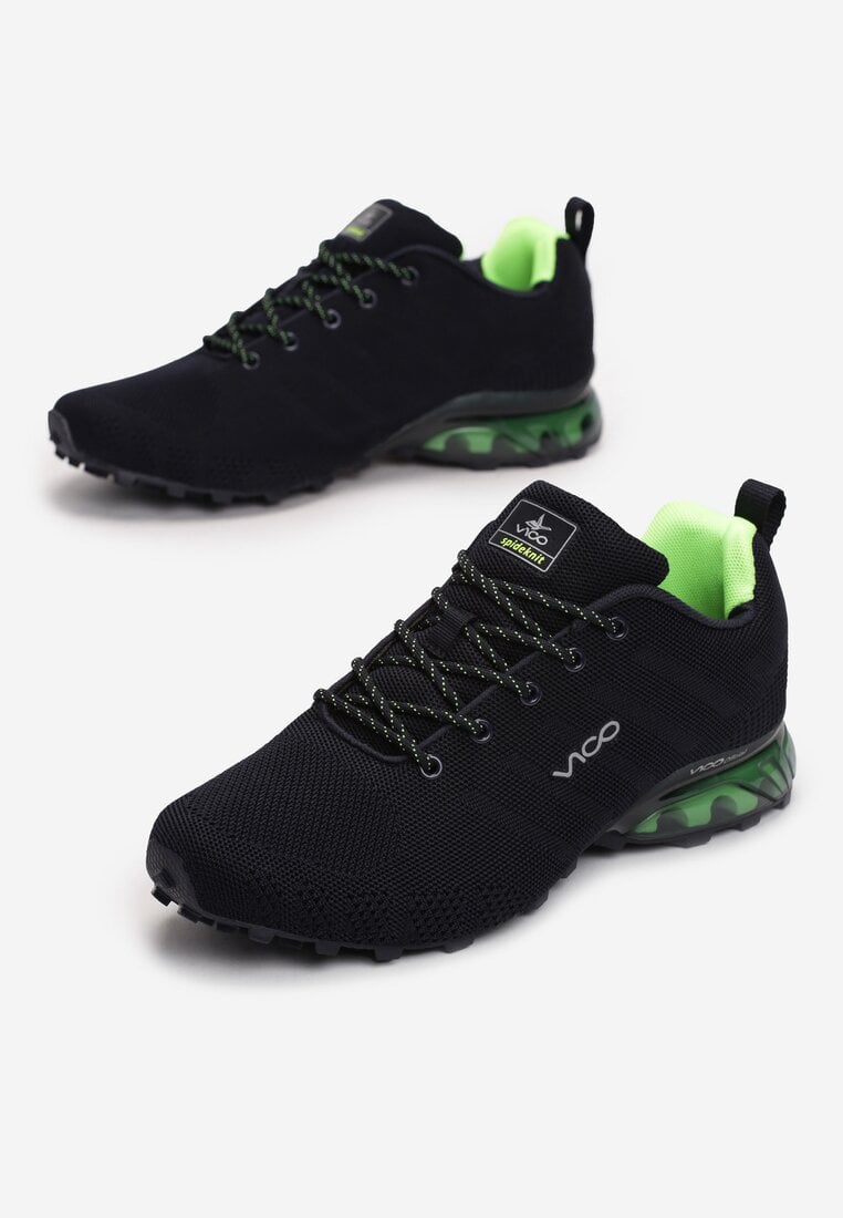 Pantofi sport Bleumarin cu verde