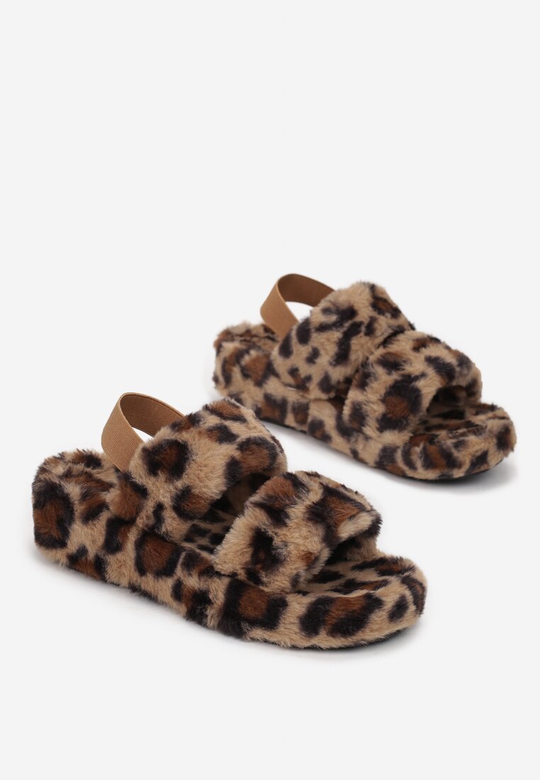 Papuci de casă Print leopard