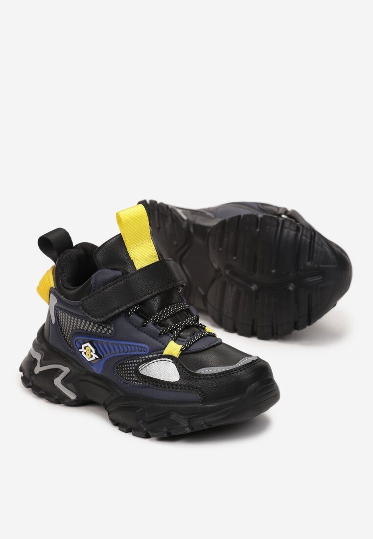 Pantofi sport Negru cu galben