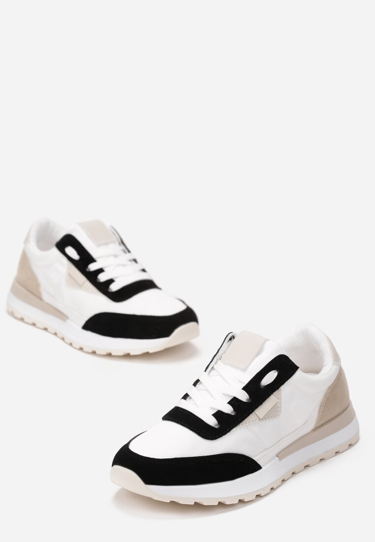 Sneakers Alb cu Negru