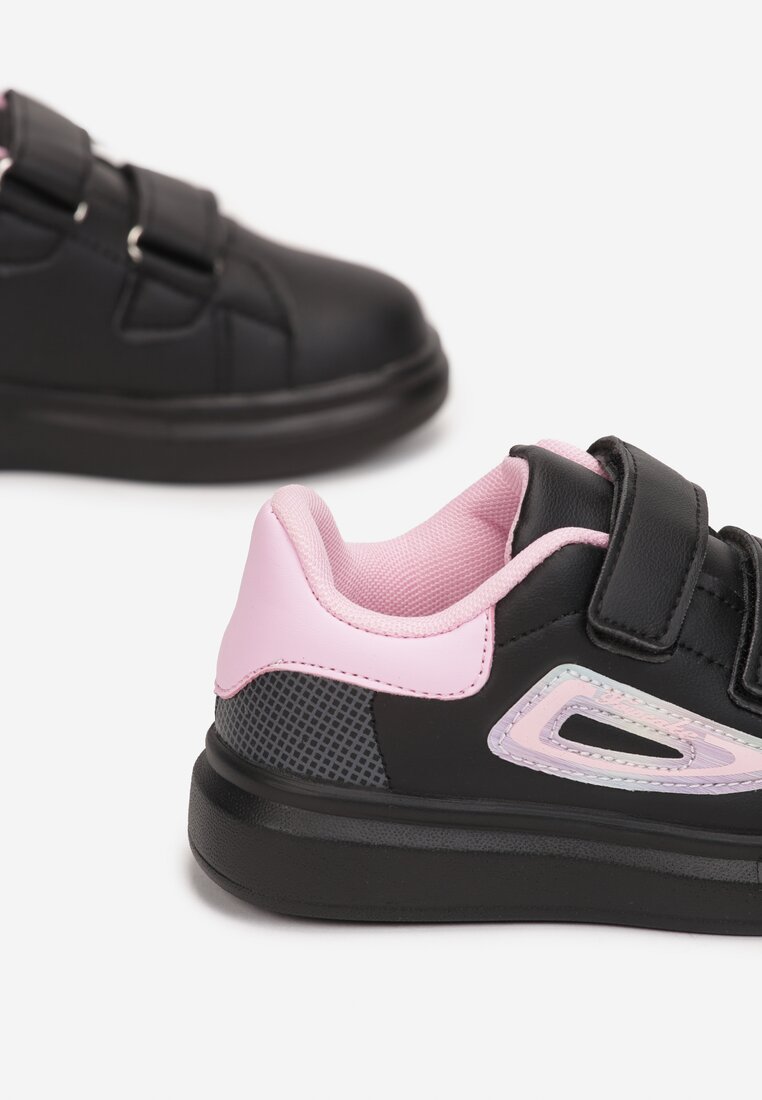 Pantofi sport Negru cu roz