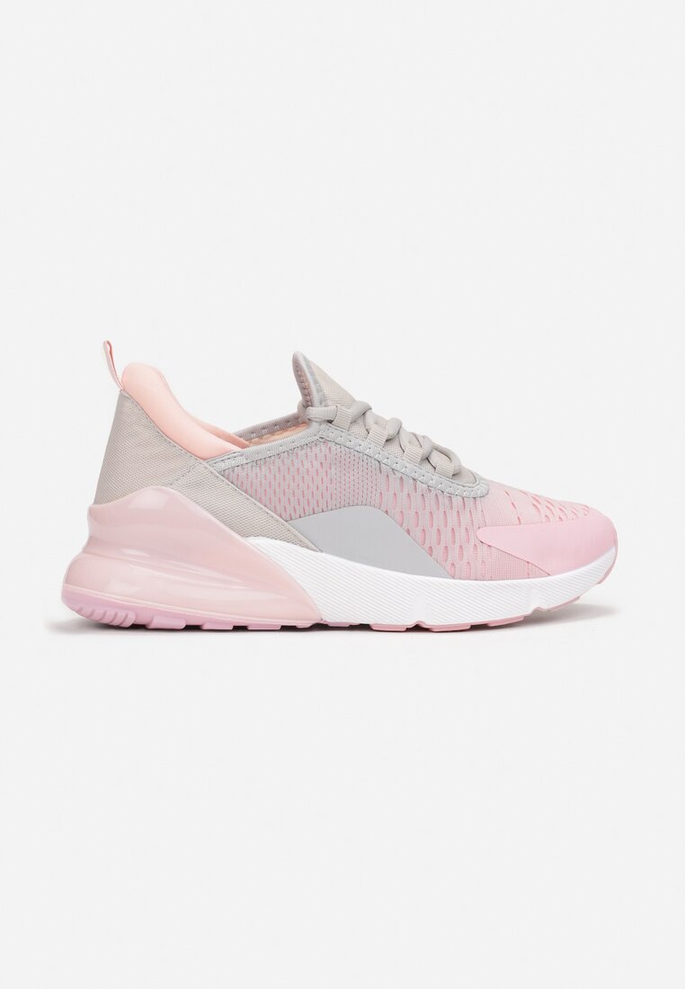 Sneakers Gri cu roz