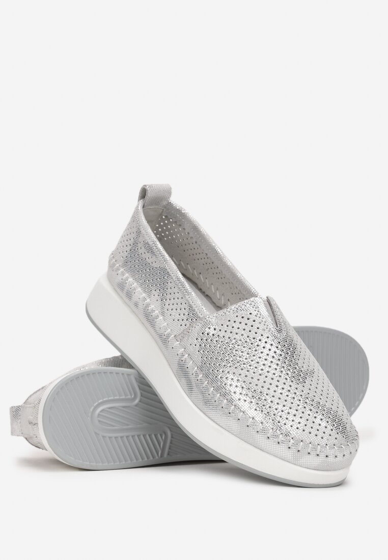 Pantofi Argintii