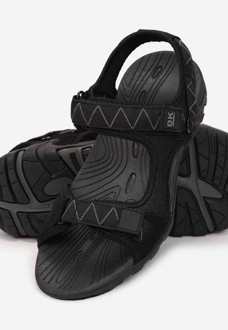 Sandale Negru cu gri
