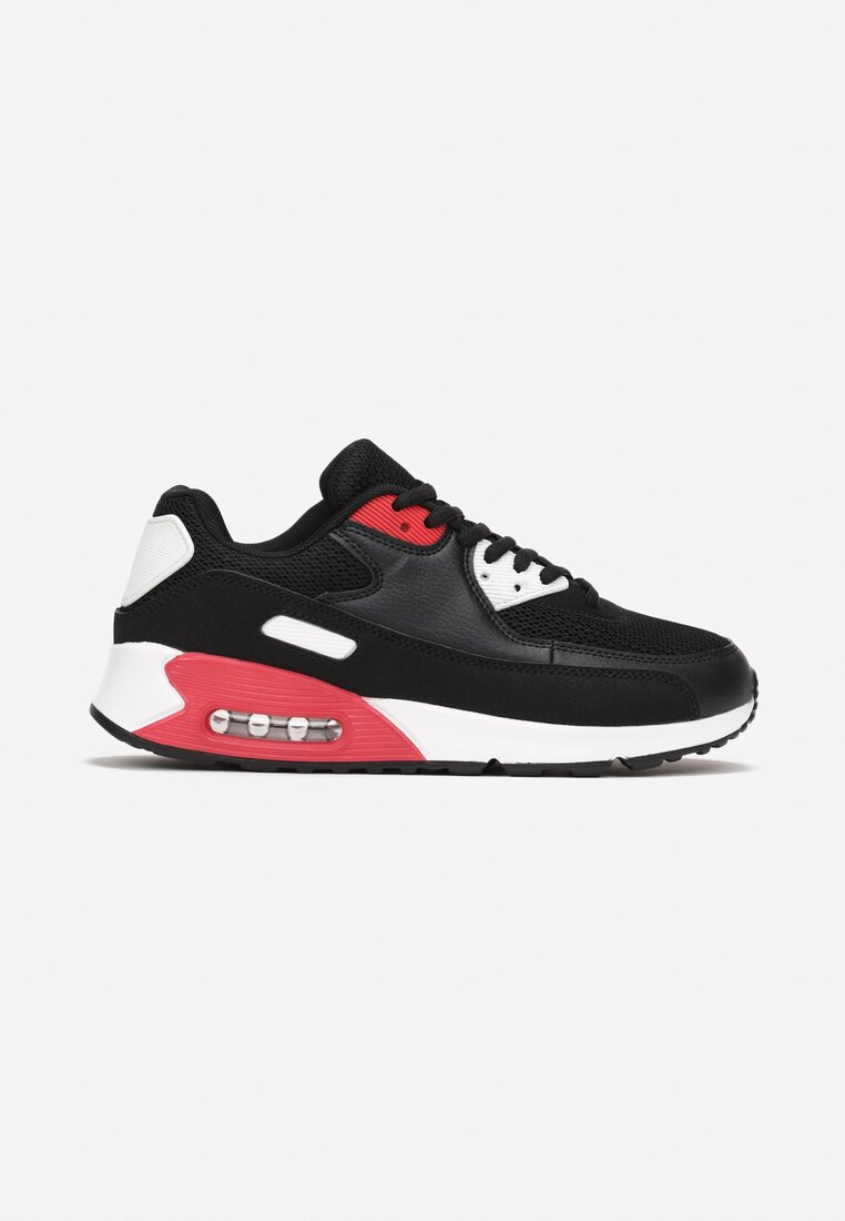 Sneakers Negru cu roșu