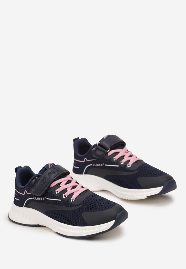 Pantofi sport Albastru cu roz