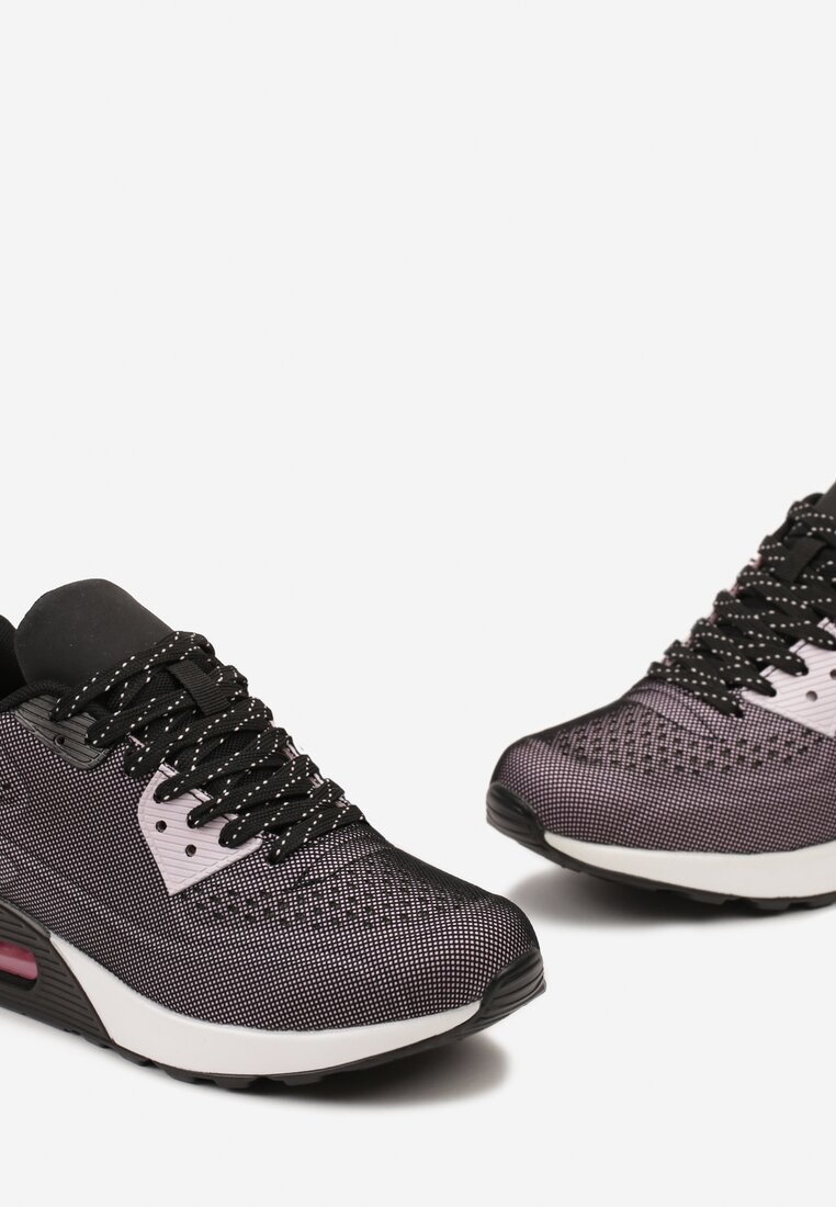 Sneakers Negru cu roz