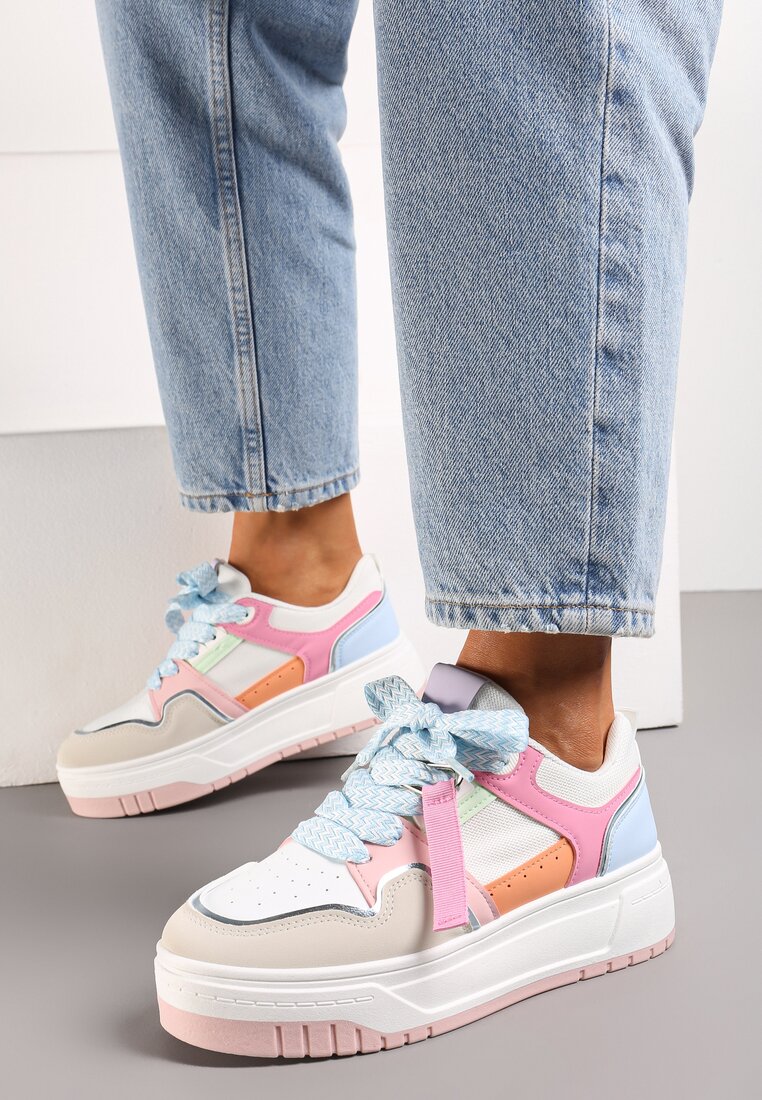 Sneakers Roz cu Albastru