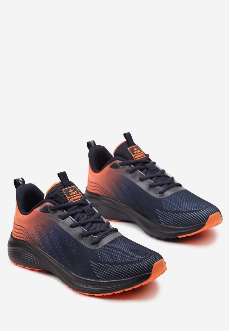 Pantofi sport Bleumarin cu portocaliu