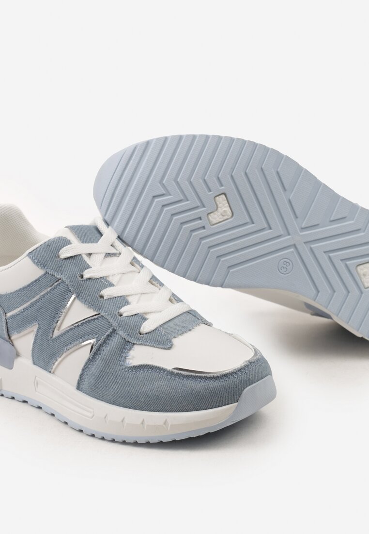 Sneakers Albastru cu alb