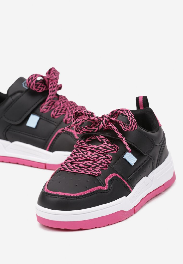 Pantofi sport Negru cu fucsia