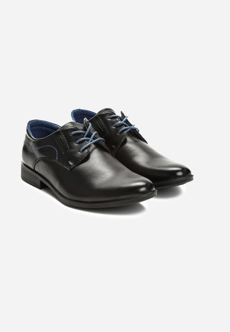 Pantofi casual Negru cu albastru