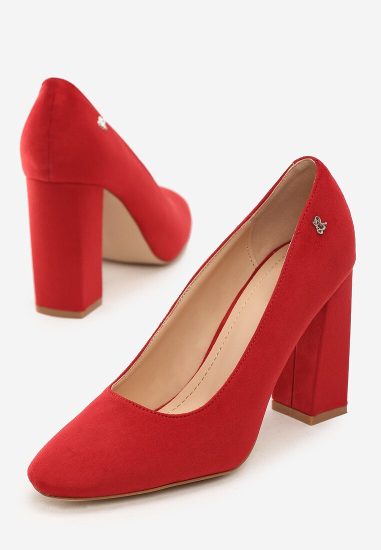 Pantofi cu toc Roșii