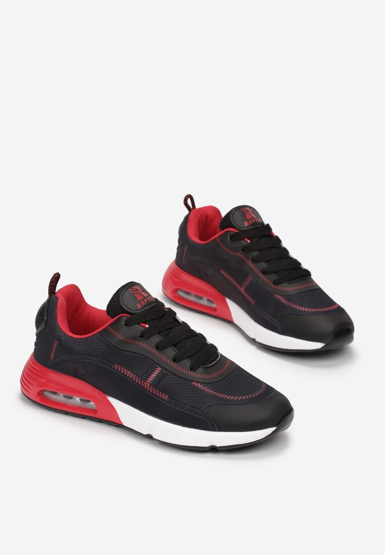 Sneakers Negru cu roșu