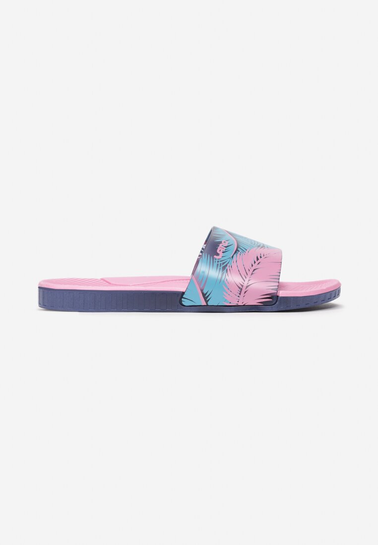 Papuci Bleumarin cu roz Încălțăminte de damă 2023-05-28