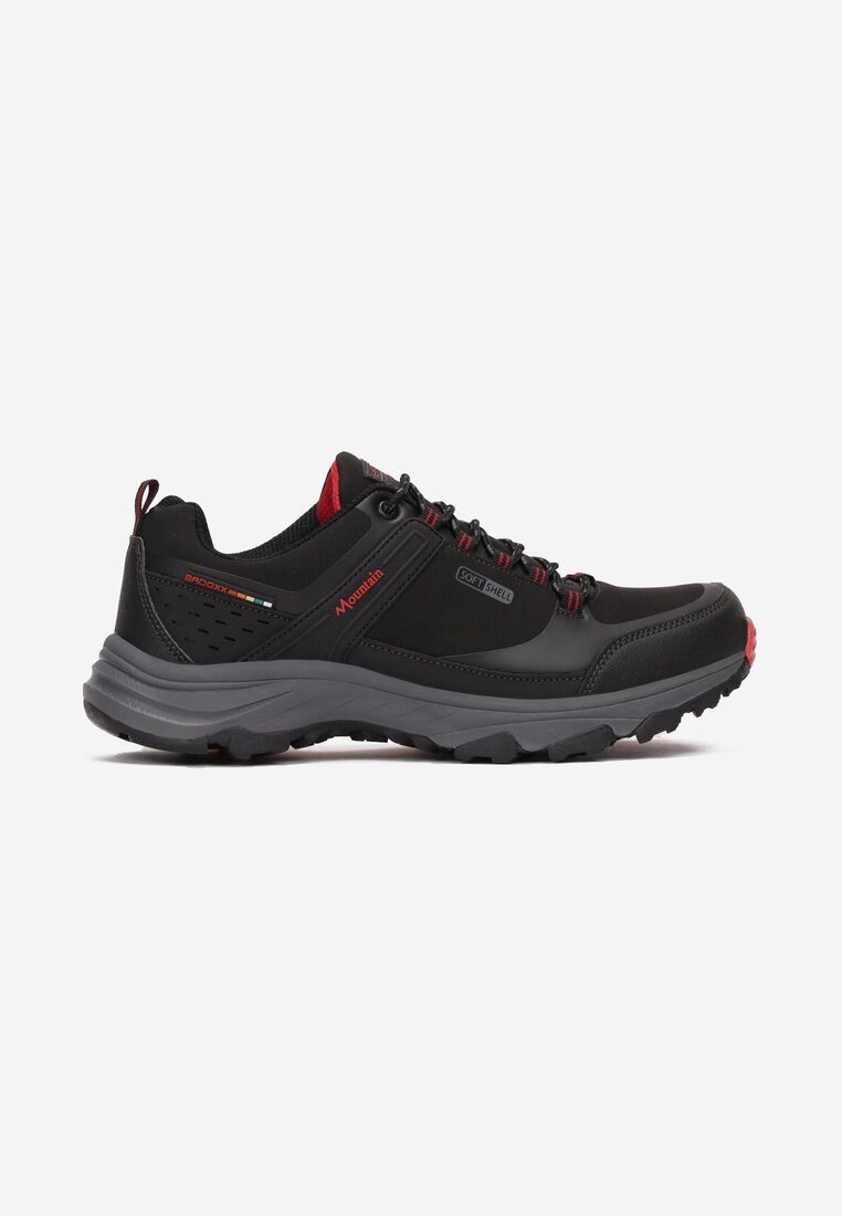 Pantofi sport Negru cu roșu bărbați-Negru imagine noua