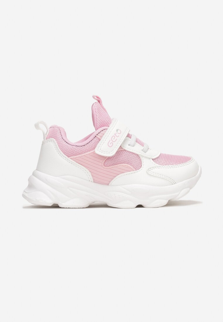 Pantofi sport Alb cu roz