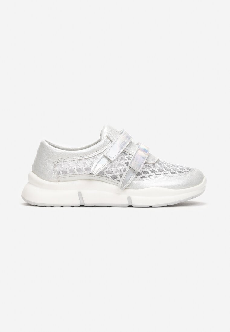 Pantofi sport Argintiu cu alb Alb imagine La Oferta Online