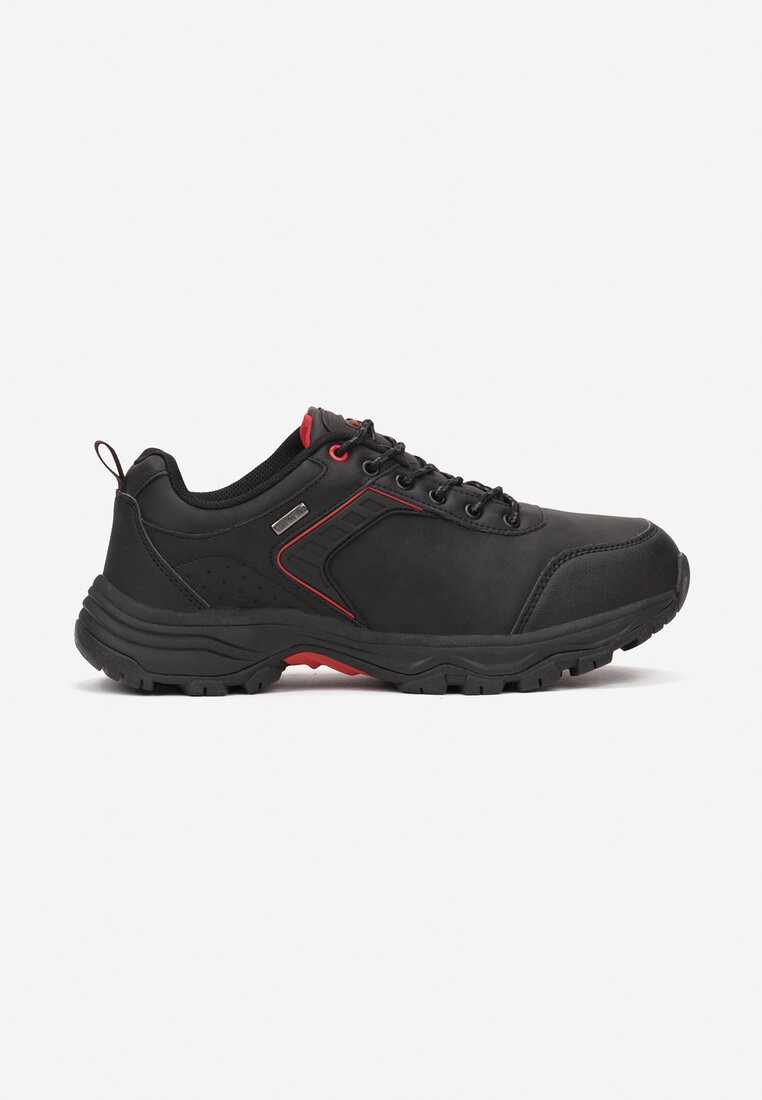 Pantofi trekking Negru cu roșu bărbați-Pantofi imagine noua