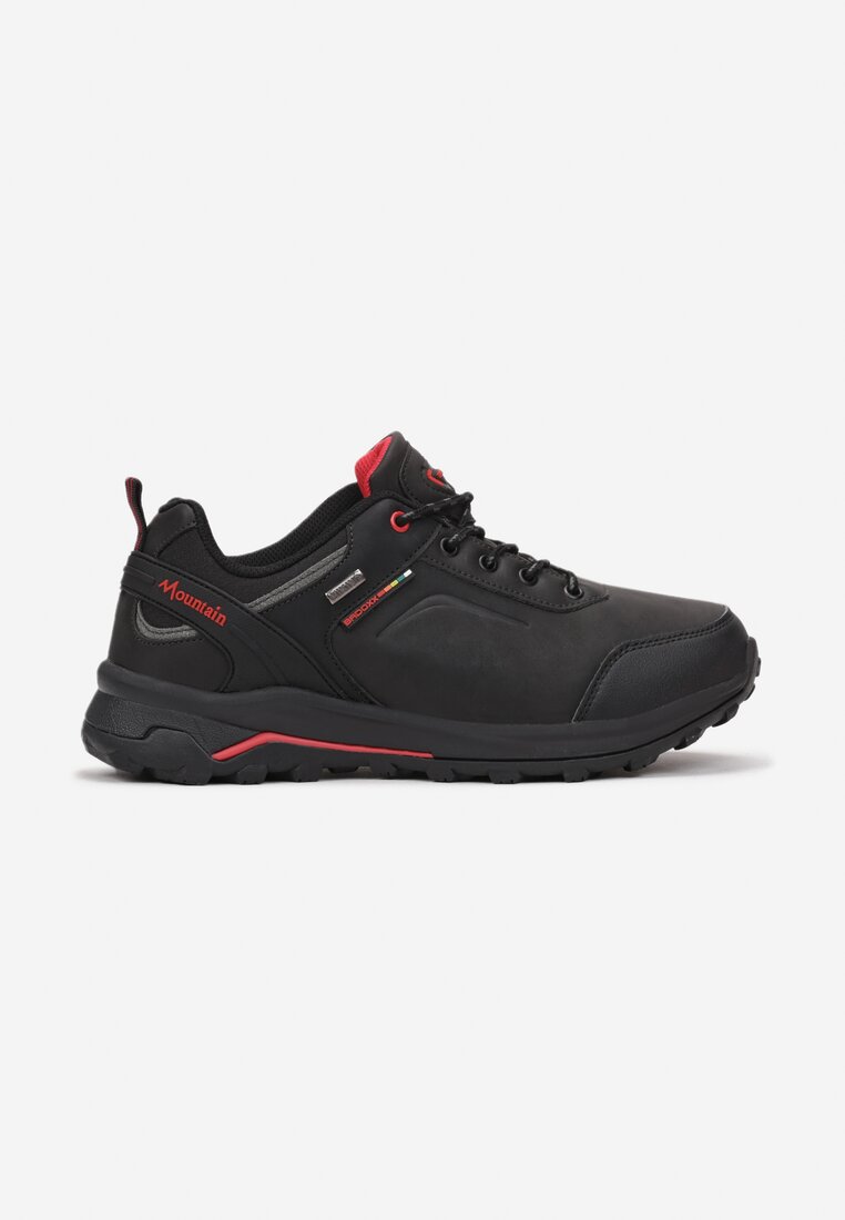 Pantofi trekking Negru cu roșu bărbați-Pantofi imagine noua